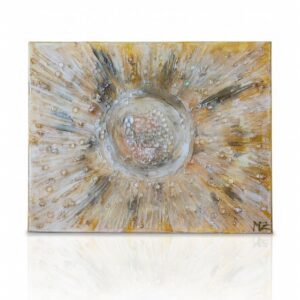 Handmade 3D Artworks from Natural Materials - Sun