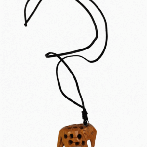Wooden Necklace - Elephant