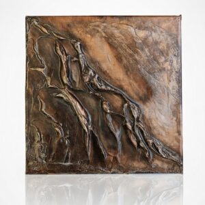 Handmade 3D Artwork from Natural Materials - Flame