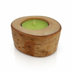 Handmade Birch Wood Scented Candle Stand