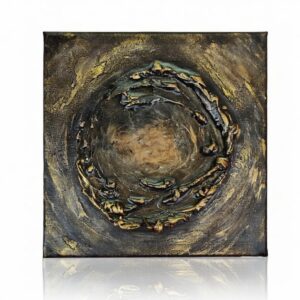 Handmade 3D Artwork from Natural Materials - Eye