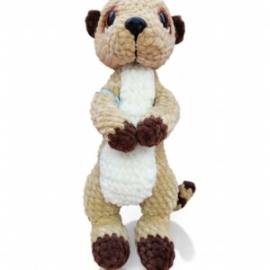 Hand-Crocheted Soft Meerkat