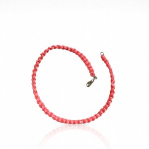 Hand-Knitted Bracelet – Coral