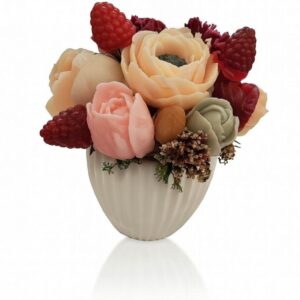 Luxurious Soap Bouquet in a Ceramic Vase