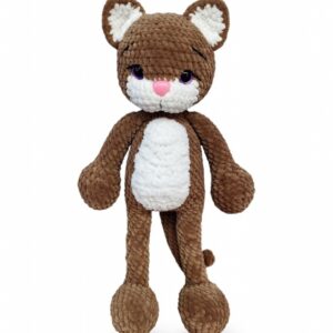 Hand-Knitted Decorative Figure – Kitten