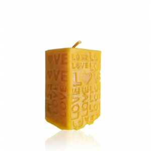 Healthy Beeswax Candle – Love