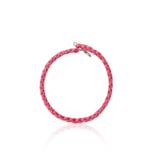 Hand-Knitted Bracelet – Coral