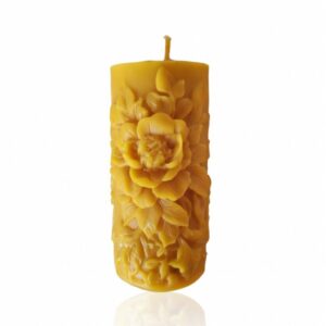 Healthy Beeswax Candle – Flowers