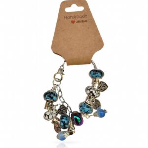 Bracelet with pendants - Aqua