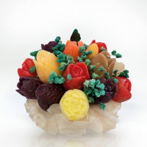 Exclusive Handmade Soap Flower Bouquet in Ceramics