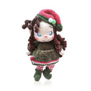 Hand-Crocheted Christmas Elf