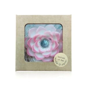 Gift Box-Handmade Pink Lotus Flower Soap