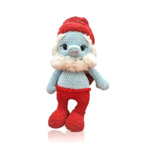 Hand-Crocheted Papa Smurf