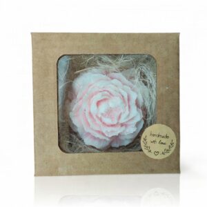 Gift Box-Handmade Pink Rose Soap